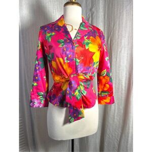 Jones New York | Women's | Blazers | Petite S | Bright Floral Blazer